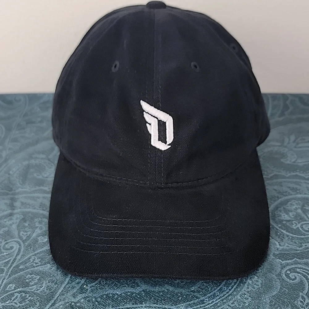 Adidas Damian Lillard Dame D Logo Cap Black Fabric Hat Adjustable Backstrap